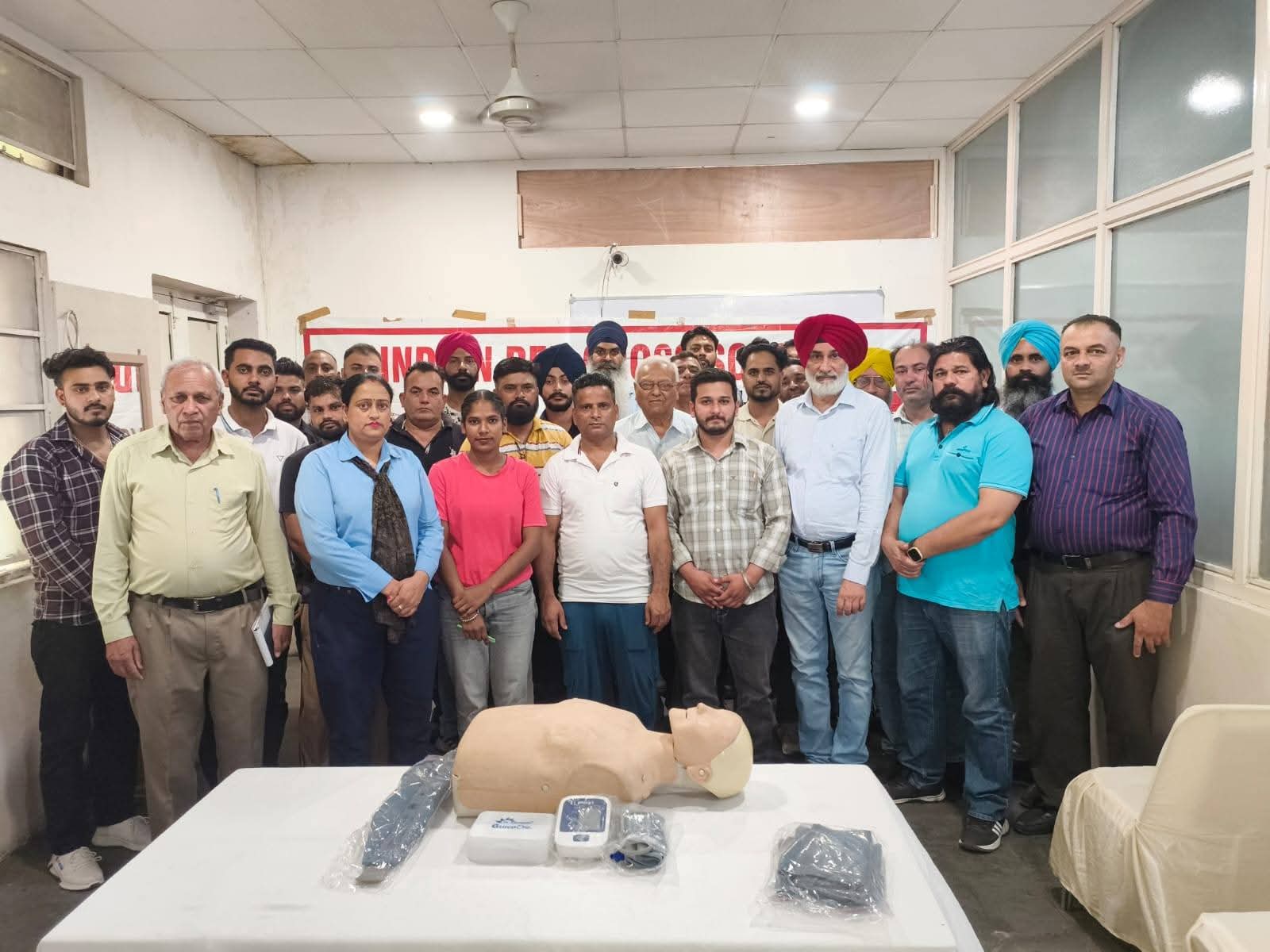 District Red Cross Society organised three day First Aid Training Seminar.